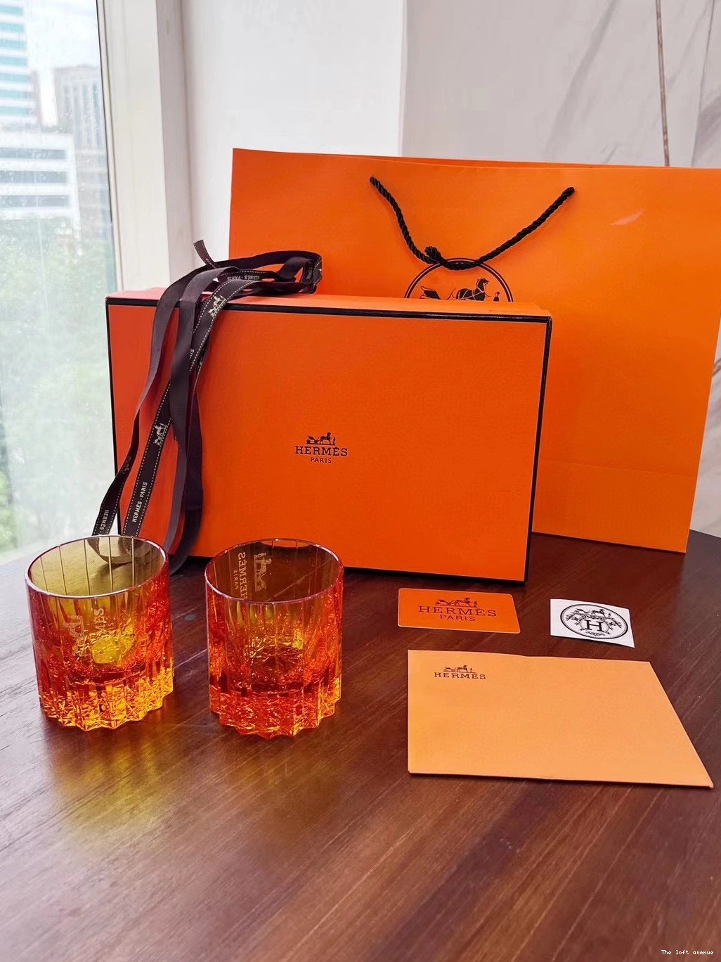 CUPS GLASSWARE HERMES 0730